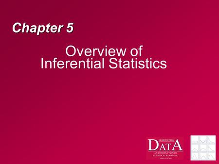 Overview of Inferential Statistics