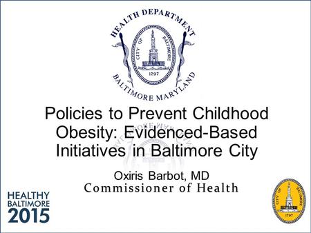 Ox. Overview Two major foci for the prevention/treatment of childhood obesity: – Increasing physical activity – Decreasing caloric consumption Guidance.