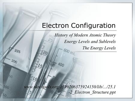 Electron Configuration