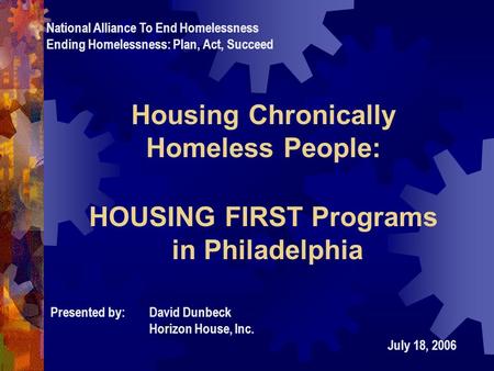 National Alliance To End Homelessness