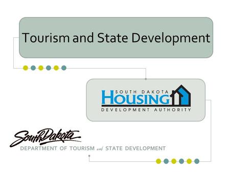 Tourism and State Development. South Dakota Housing Development Authority FY1999 to FY2009 Budget Comparison Funding Sources: SDHDA is totally self-supporting.