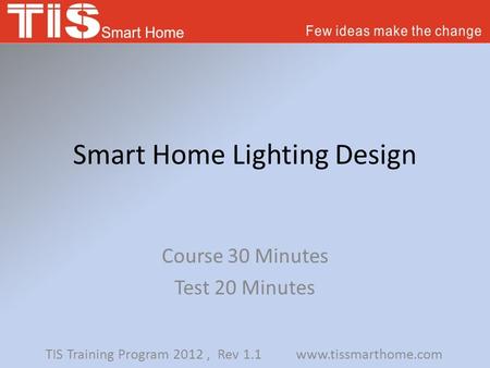 Smart Home Lighting Design