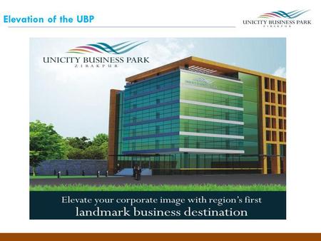 Elevation of the UBP.