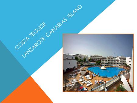 COSTA TEGUISE LANZAROTE CANARIAS ISLAND. Tourist complex of 260 apartments a few meters away from the famous beach of Las Cucharas to Costa Teguise Available.