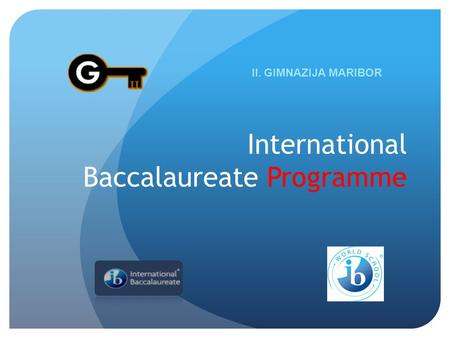 International Baccalaureate Programme