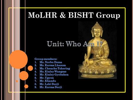 B IG I DEA - I DENTITY 1 Discover ones potential and self worth 2 Self worth boosts self esteem 3 To lead a productive and meaningful life 4 Discover.