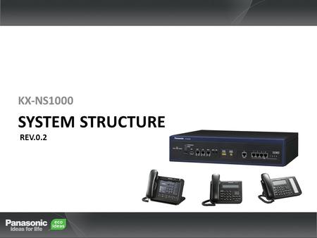 KX-NS1000 KX-NS1000 System Structure Rev.0.2 1.