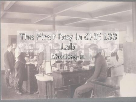 1RFS. What will happen If you are registered – Find the room for your lab section (see Map – Slide 6) – Watch a safety video and complete safety quiz*