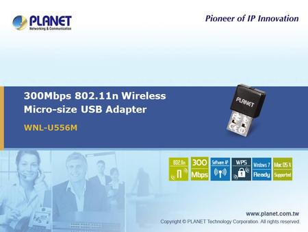 300Mbps n Wireless Micro-size USB Adapter