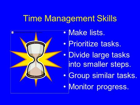 Time Management Skills