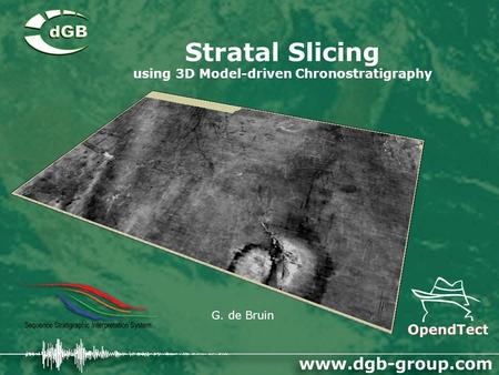 Stratal Slicing using 3D Model-driven Chronostratigraphy