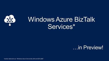 Integration choices 5 Integration Partners Windows Azure.