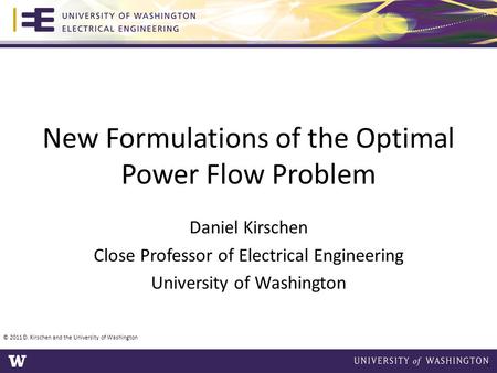 New Formulations of the Optimal Power Flow Problem