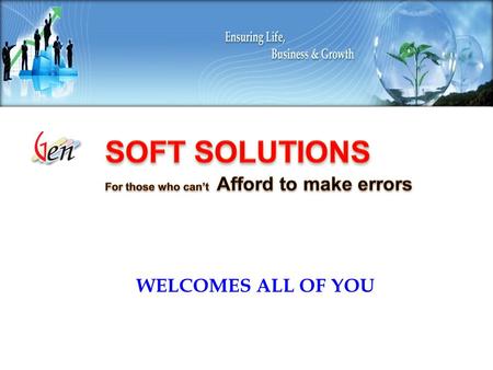 WELCOMES ALL OF YOU What is ERP? Enterprise Resource Planning.