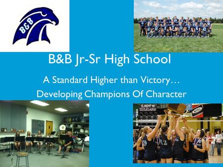 A Standard Higher than Victory… Developing Champions Of Character