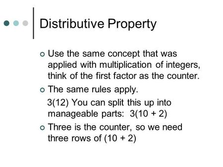 Distributive Property