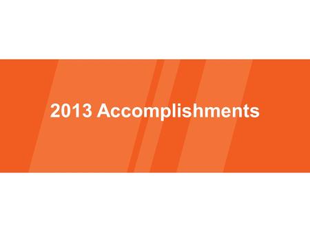 2013 Accomplishments. Funding New n4X Routes Cuts Commute by 20 Minutes New n6X Routing from HTC directly to NCC New n87 Service from Hicksville to Jones.