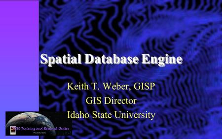 Spatial Database Engine