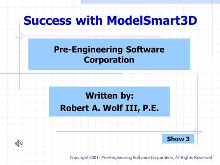 Success with ModelSmart3D