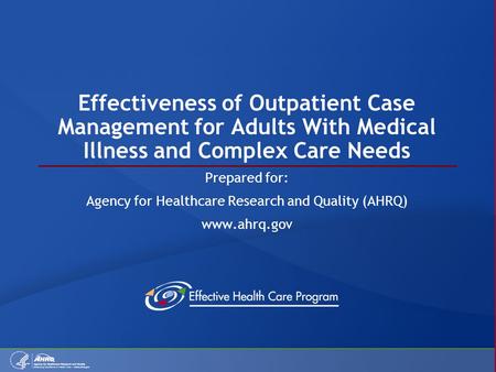 Agency for Healthcare Research and Quality (AHRQ)