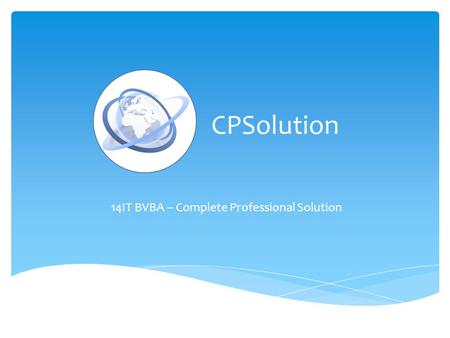 CPSolution 14IT BVBA – Complete Professional Solution.