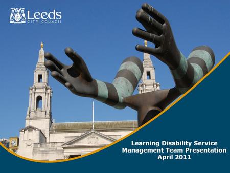 Learning Disability Service Management Team Presentation April 2011.