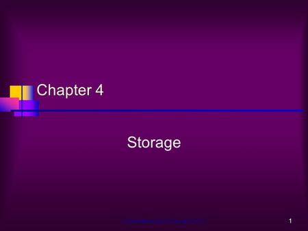 Understanding Computers Ch.41 Chapter 4 Storage. Understanding Computers Ch.42 Learning Objectives Explain the difference between storage systems and.