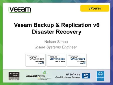 Veeam Backup & Replication v6 Disaster Recovery