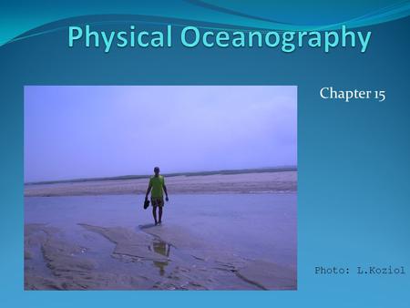 Physical Oceanography