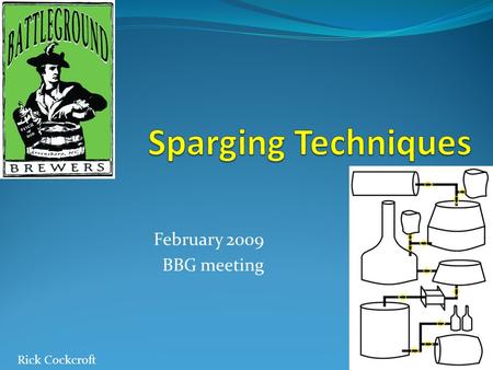 February 2009 BBG meeting Rick Cockcroft. The principles remain the same no matter your choice of brewing equipment.