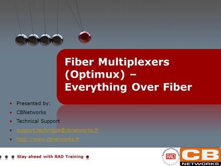 Fiber Multiplexers (Optimux) – Everything Over Fiber