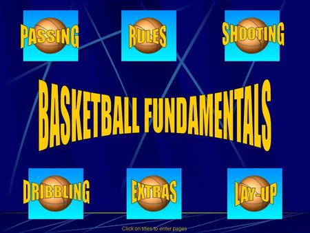 BASKETBALL FUNDAMENTALS