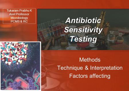 Antibiotic Sensitivity Testing