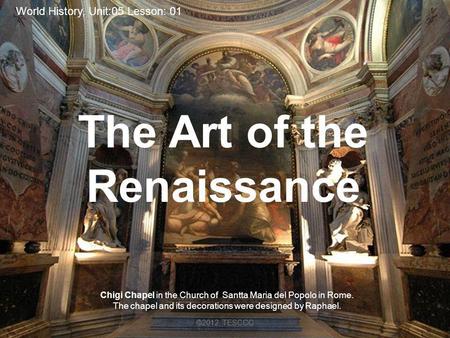 The Art of the Renaissance