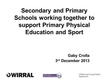 Gaby Crolla 3rd December 2013