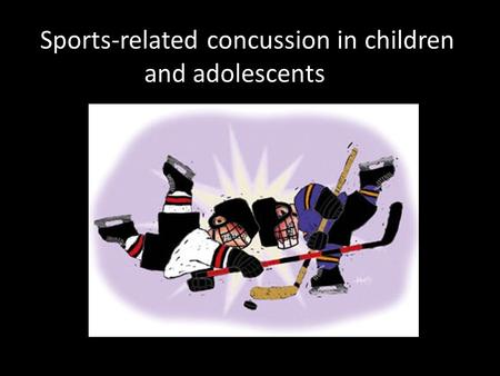 Sports-related concussion in children and adolescents.