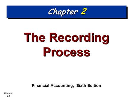 Financial Accounting, Sixth Edition