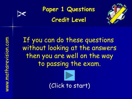 If you can do these questions without looking at the answers