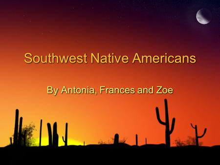 Southwest Native Americans