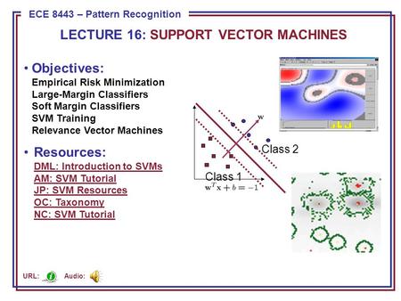 Generative Models Thus far we have essentially considered techniques that perform classification indirectly by modeling the training data, optimizing.