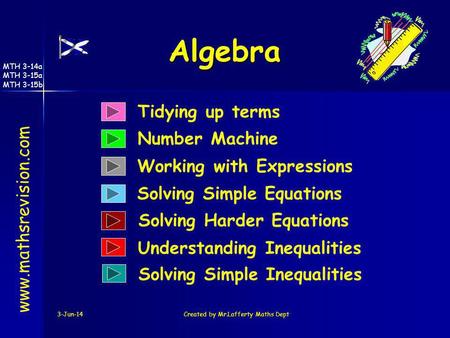 Created by Mr.Lafferty Maths Dept