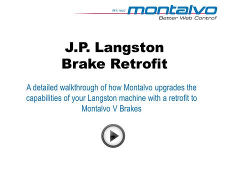 J.P. Langston Brake Retrofit