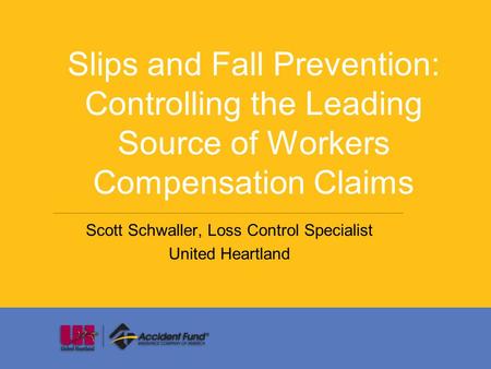 Scott Schwaller, Loss Control Specialist United Heartland