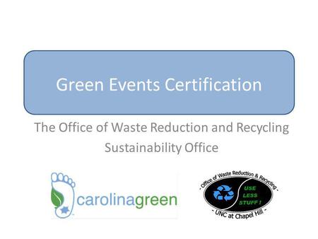 Green Events Certification