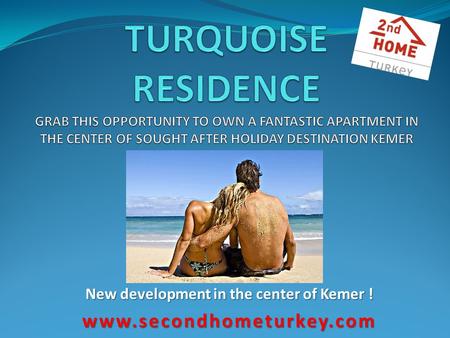 New development in the center of Kemer ! www.secondhometurkey.com.