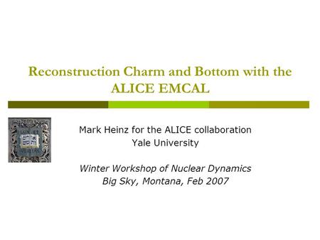 Reconstruction Charm and Bottom with the ALICE EMCAL