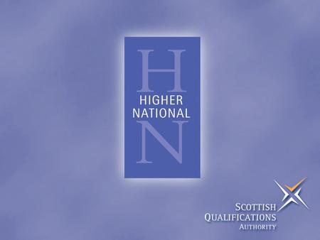 Modernising Scottish Higher National Provision (MSHNP) European Social Fund Project New and innovative assessment and learning tools Complements and contributes.