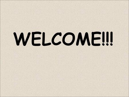 WELCOME!!!. My Obligation: John 3:30 Your Obligation: 1 John 4:1.