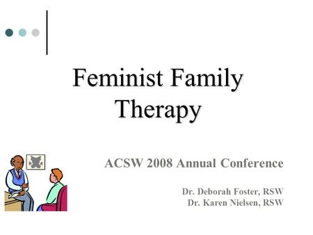 Feminist Family Therapy