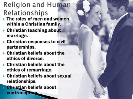 Religion and Human Relationships